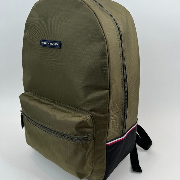 Tommy Hilfiger Unisex Adult Alexander Backpack, Army Green/Black - Picture 6 of 11